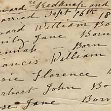 Redknap Family Bible Image Redknap Family Bible Image