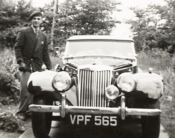 Earnest and his MG Earn and his MG